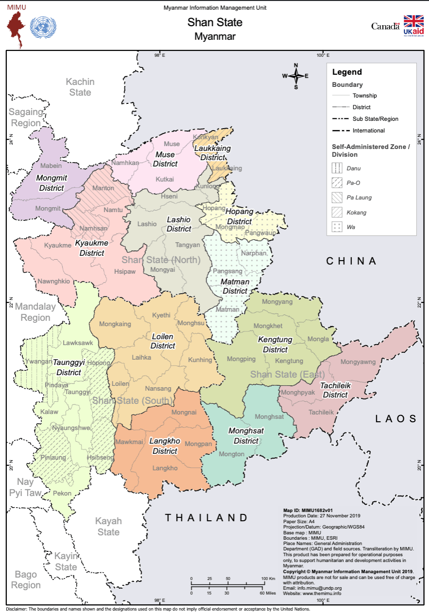 Geographical Information Of Shan State SSIC