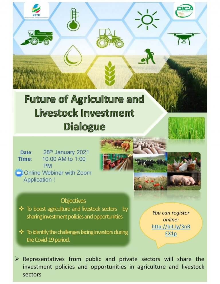 Invitation to Webinar on “Future of Agriculture and Livestock